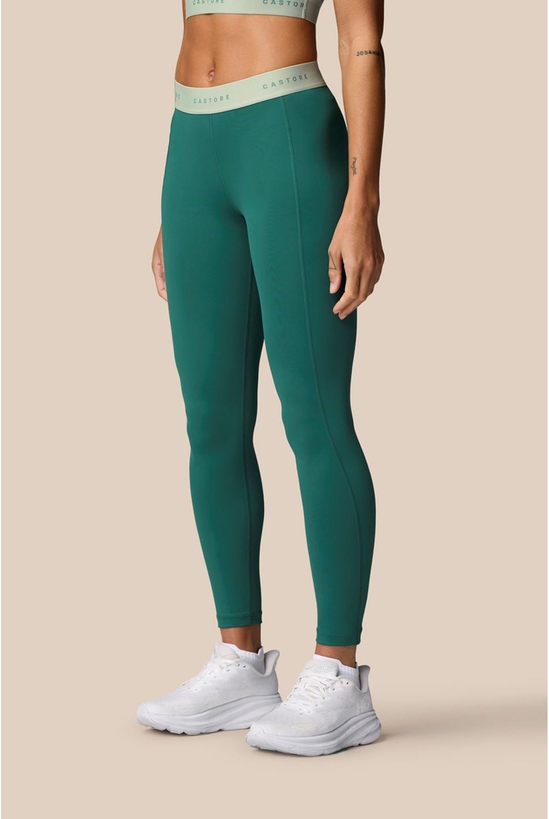 Castore Adapt Leggings Polyester Damen Dunkeltürkis Sportleggings