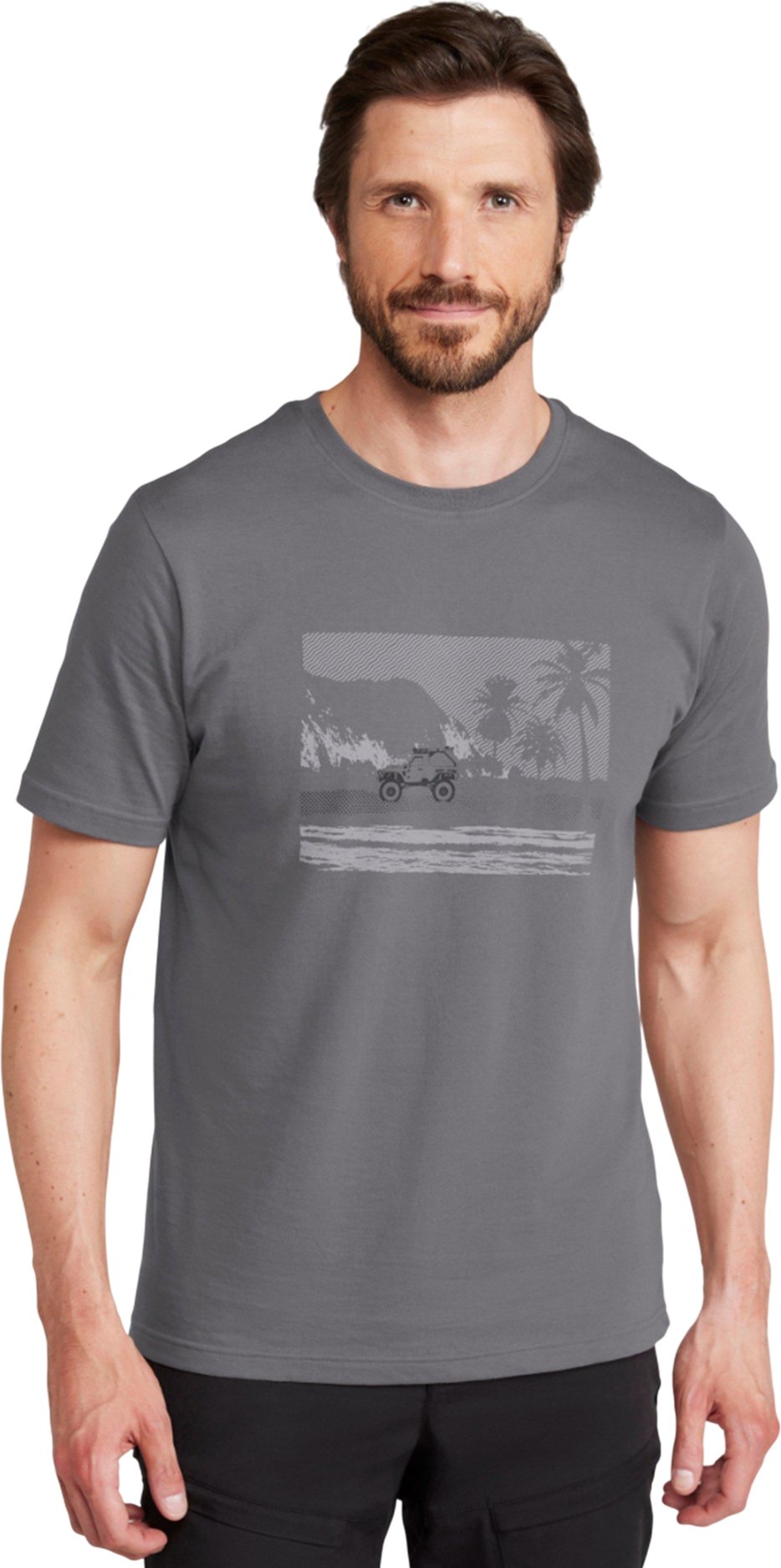 Thumbnail - Mountain Warehouse - "Ocean Drive" T-Shirt für Herren (Dunkelgrau)