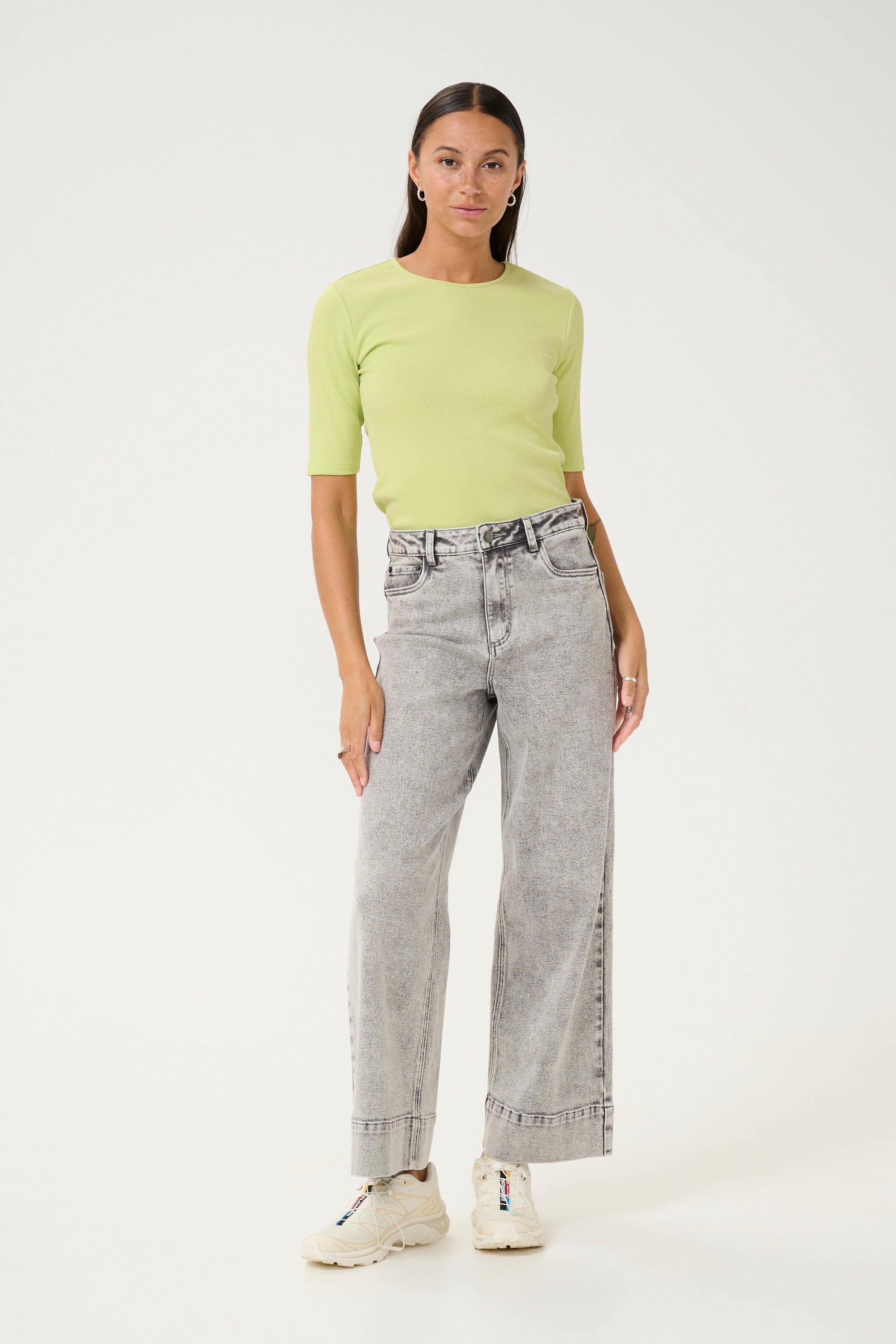 T-shirt Slim fit Lettuce Green lime green