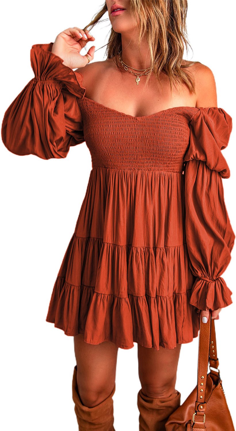 Lässiges Kleid Stil Modell