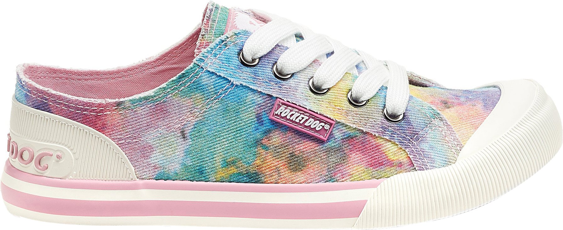 Rocket Dog - Damen Freizeitschuhe "Jazzin", Süßigkeit, Batik (Pink/Bunt)