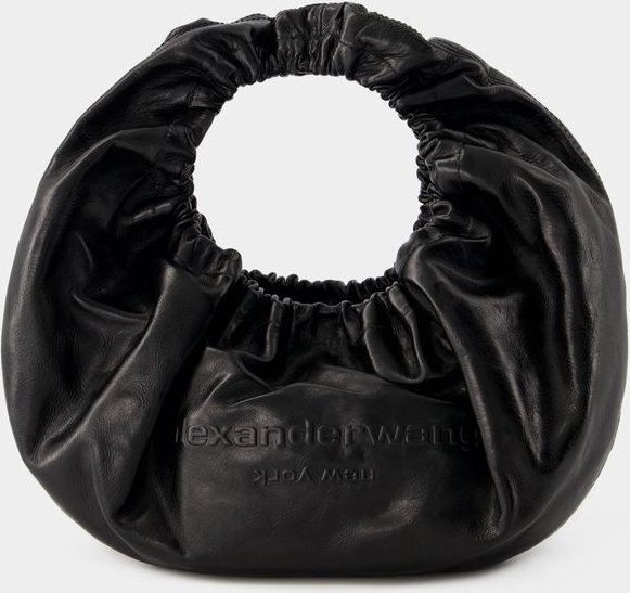 Crescent Small Handtasche - Alexander Wang - Leder - Schwarz
