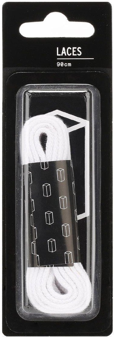 TOWER London Flache Schnürsenkel weiß