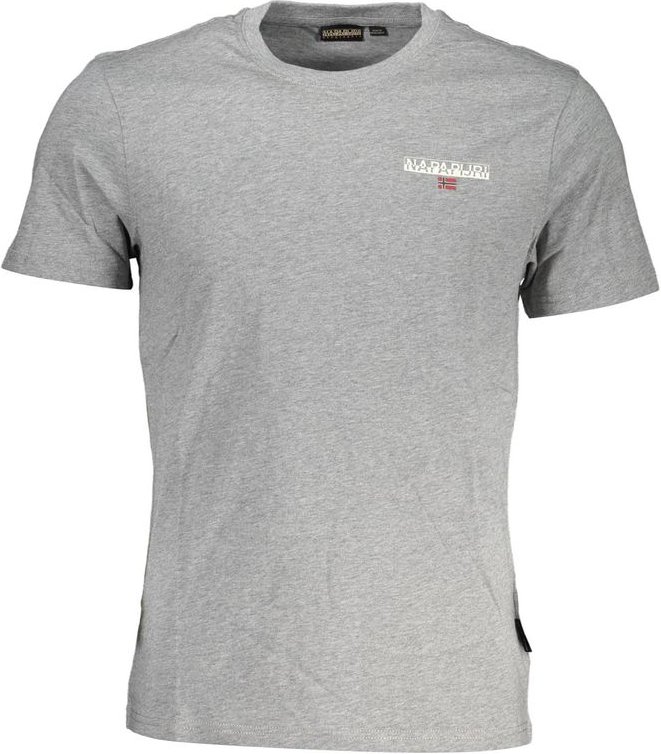 Napapijri Grigio Baumwoll Herren T-Shirt
