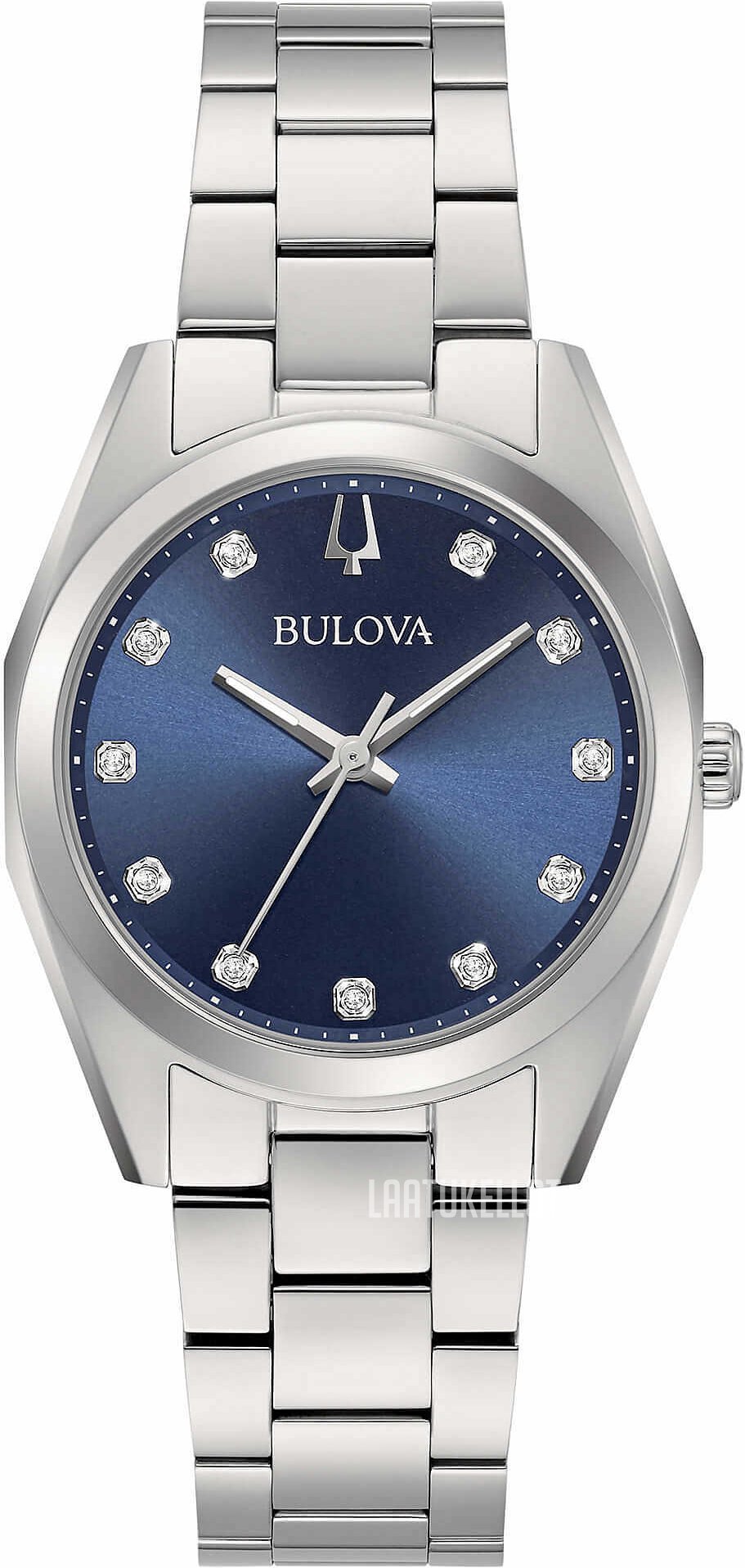 Bulova Surveyor Damen Silberne Uhr 96P229