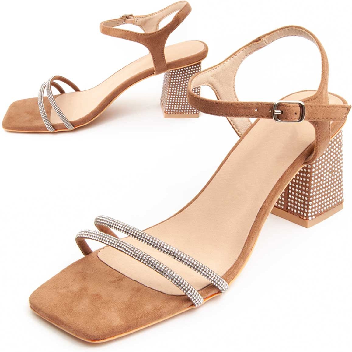 Montevita Absatzsandale Sanndarey10 in Braun