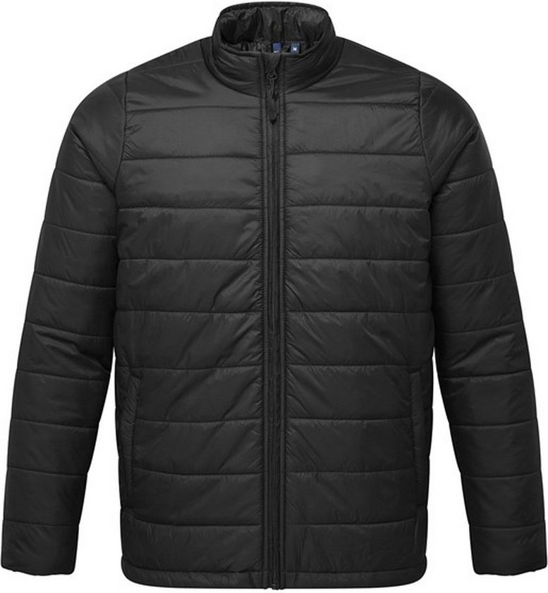 Premier Mens Recyclight Gepolsterte Jacke (Schwarz)