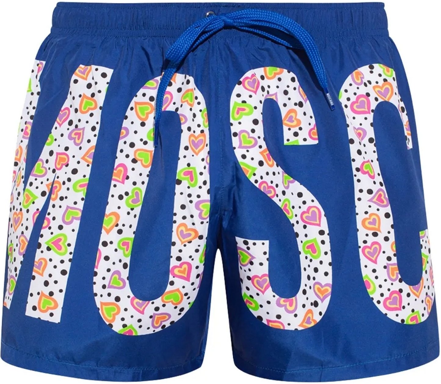 Moschino - Badeshorts für Herren, Logo (Leuchtendes Blau)