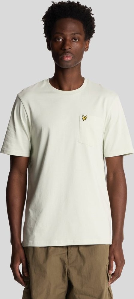 Lyle & Scott T-Shirt mit Tasche – Beige