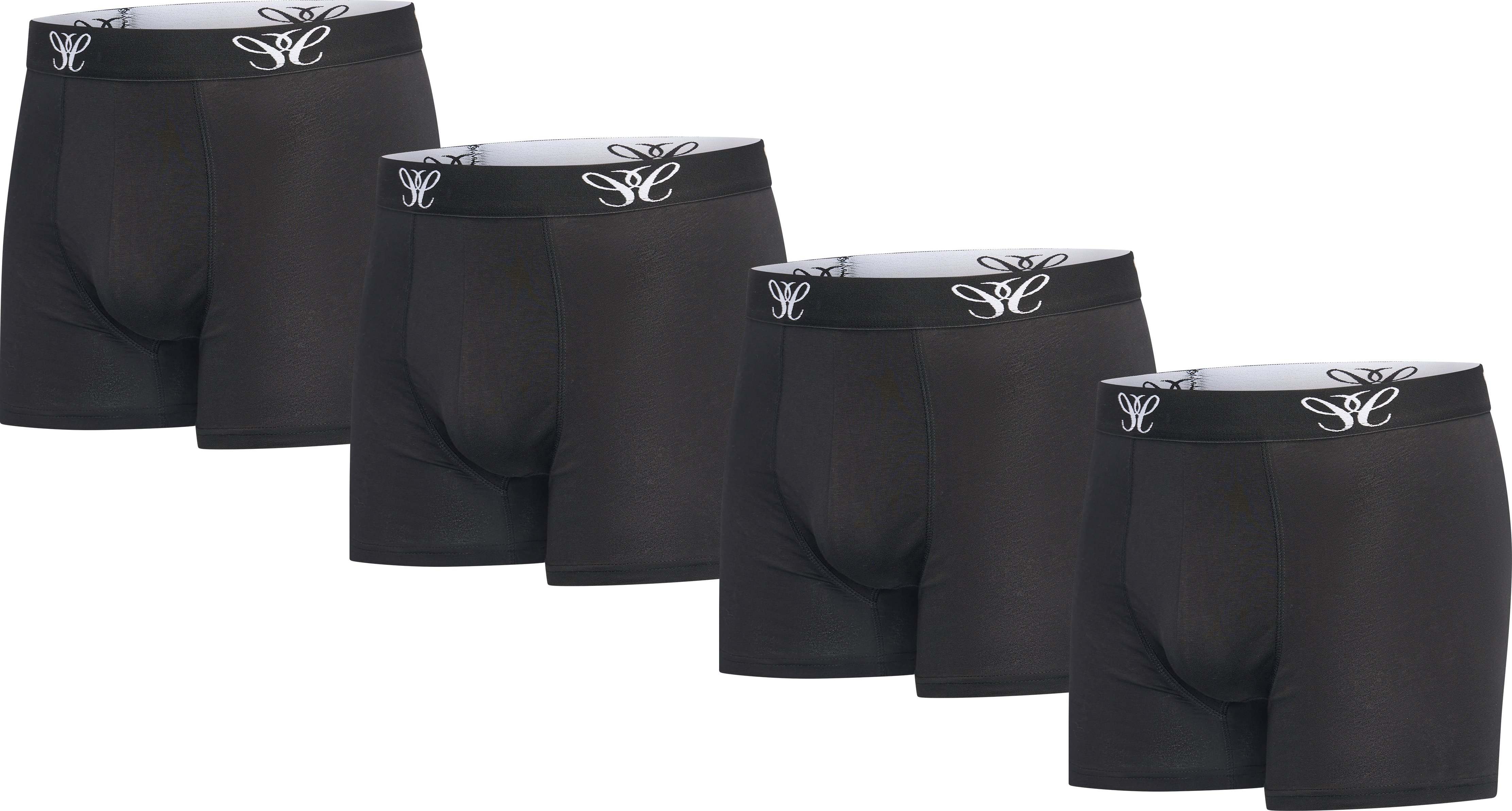 4-Pack Boxers von Cappuccino Italia in der farbe Schwarz und in größe XL.