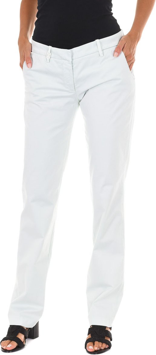 Lange Hose im chinesischen Stil mit geradem Saum 70DBF0028-R123 Frau