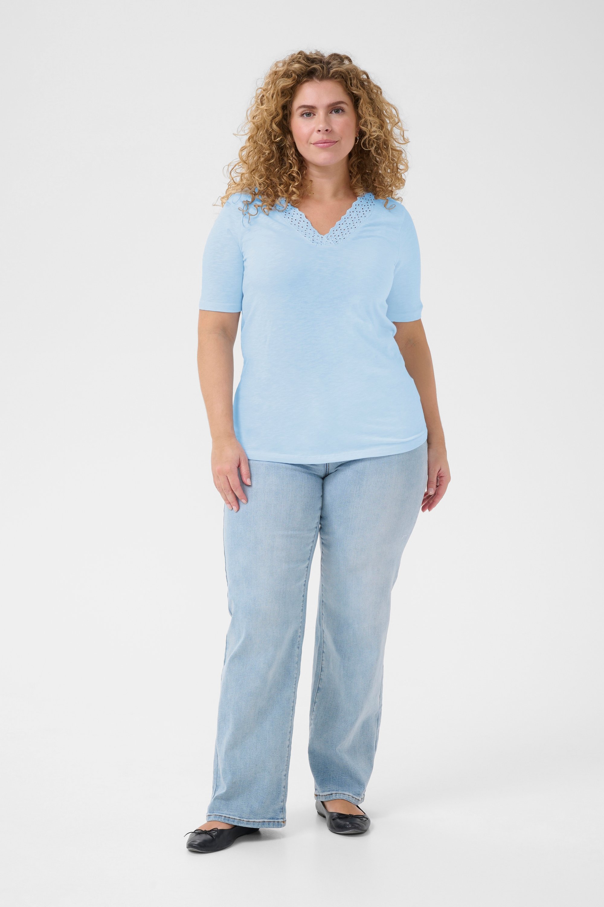 T-shirt Regular fit Windsurfer light blue