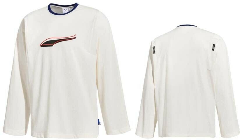 Thumbnail - Puma X-Ader-Fehler Langarm T-Shirt T-Shirt Top Cream Herren 578491 80