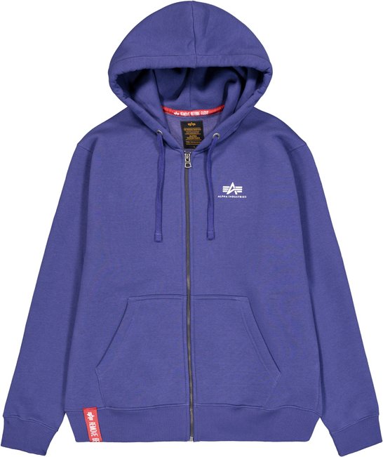 Basic Small Logo Zip Hoodie
