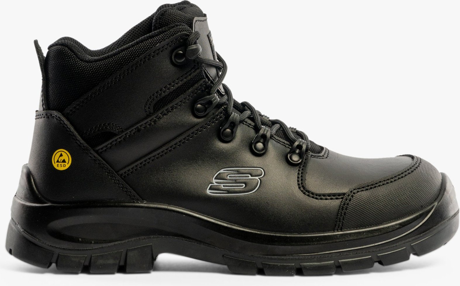 Skechers Work 200187EC/BLK TROPHUS - KILRAM Herren Sicherheitsschuhe Schwarz