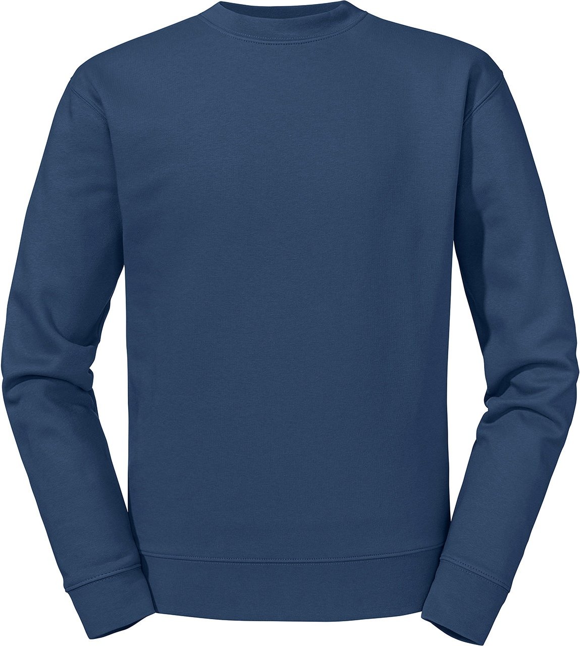 Russell - Sweatshirt für Herren angesetzte Ärmel (Indigoblau)