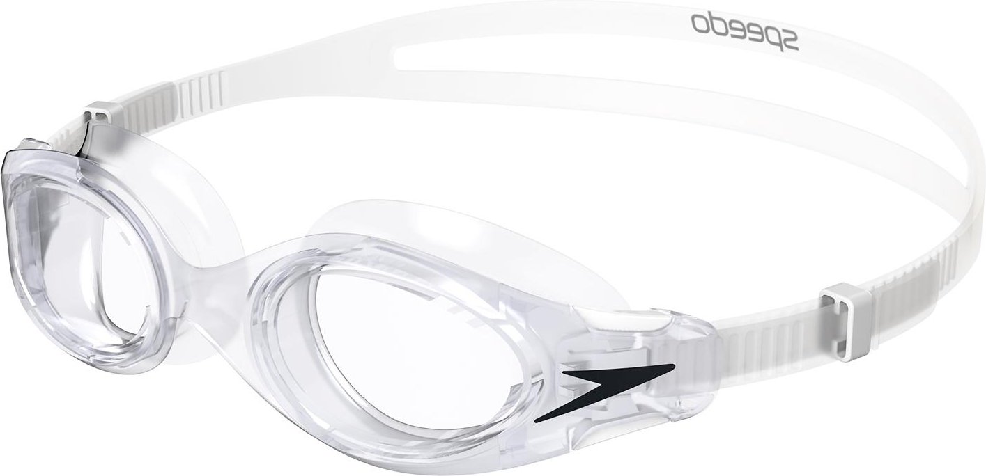 Speedo - "Hydrosity 2.0" Schwimmbrille 2024 für Herren (Transparent/Weiß)