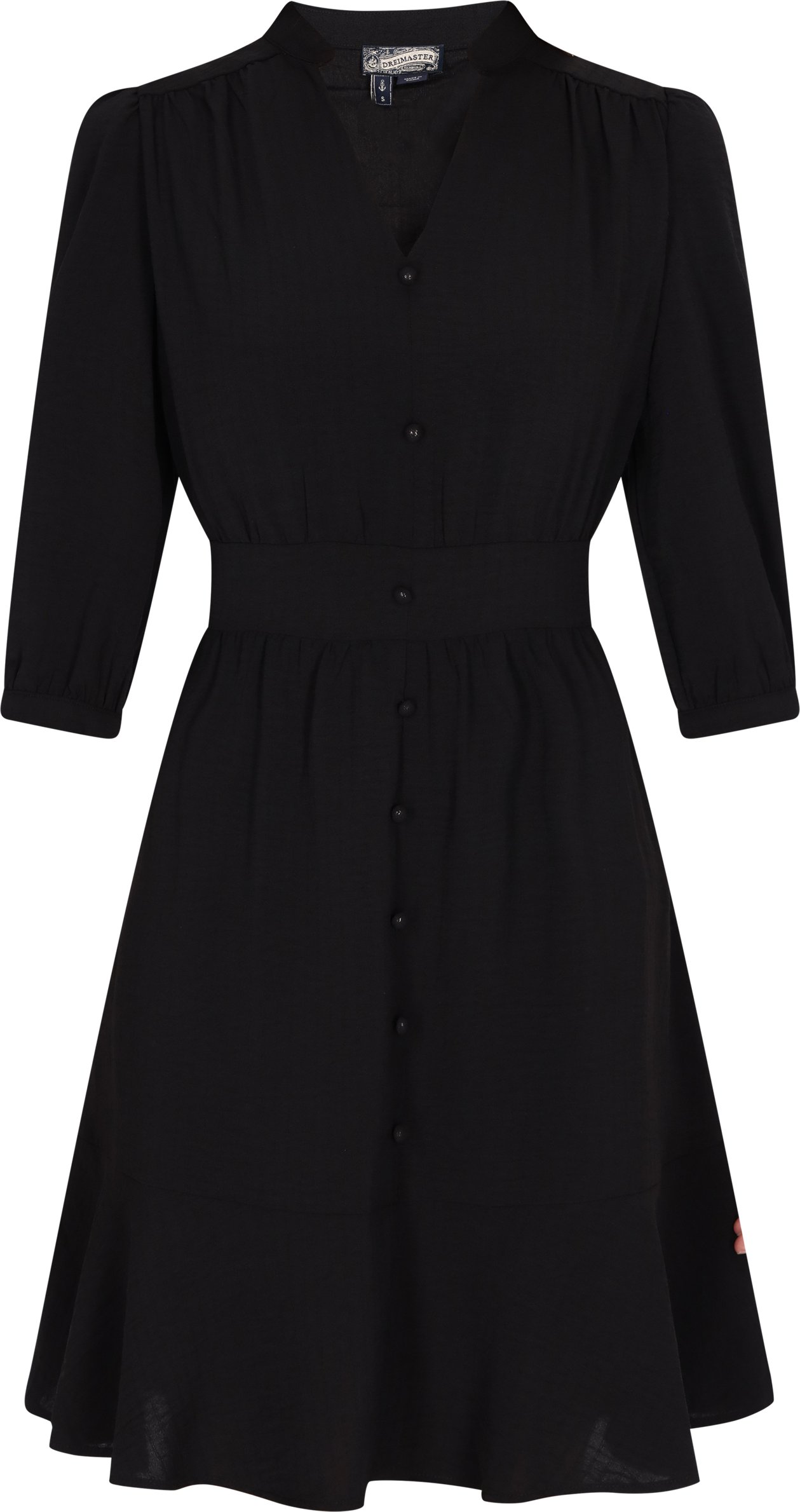 Dreimaster Kleid Damen Schwarz