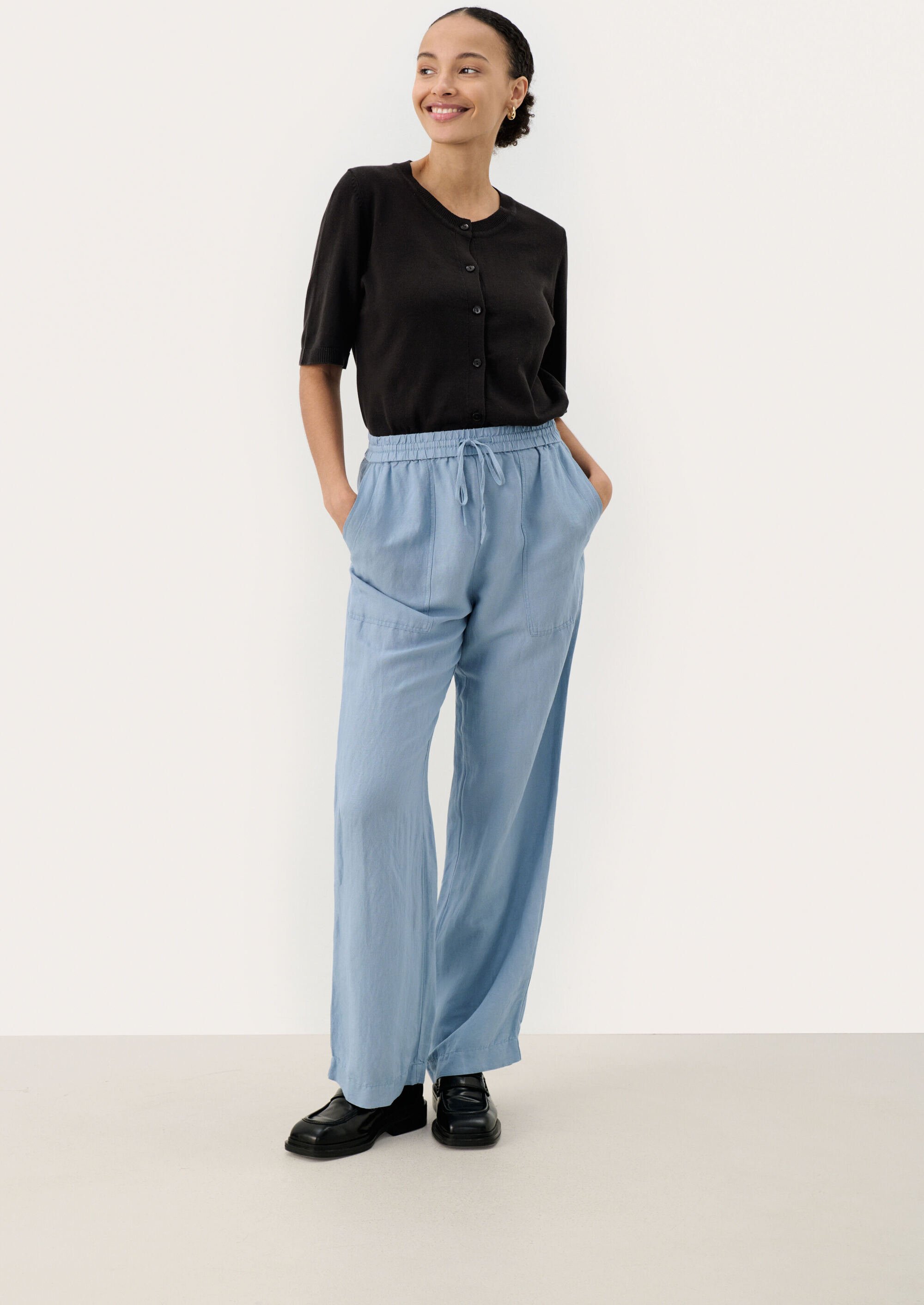 Thumbnail - Casual Hose Casual fit Faded Denim blue