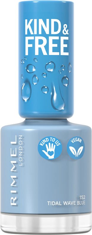 Thumbnail - Kind & Free Nail Polish #152-tidal Wave Blue 8 ml