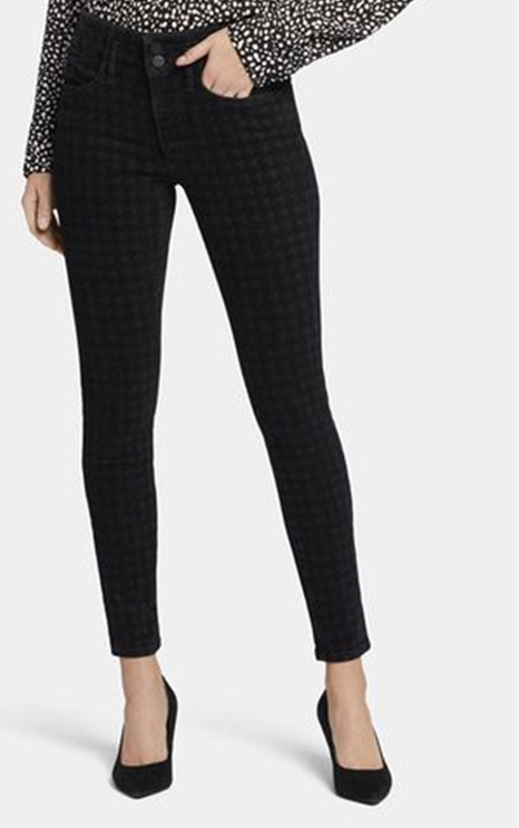 Ami Skinny Jeans Pied-De-Poule Premium Denim | Hahnentritt