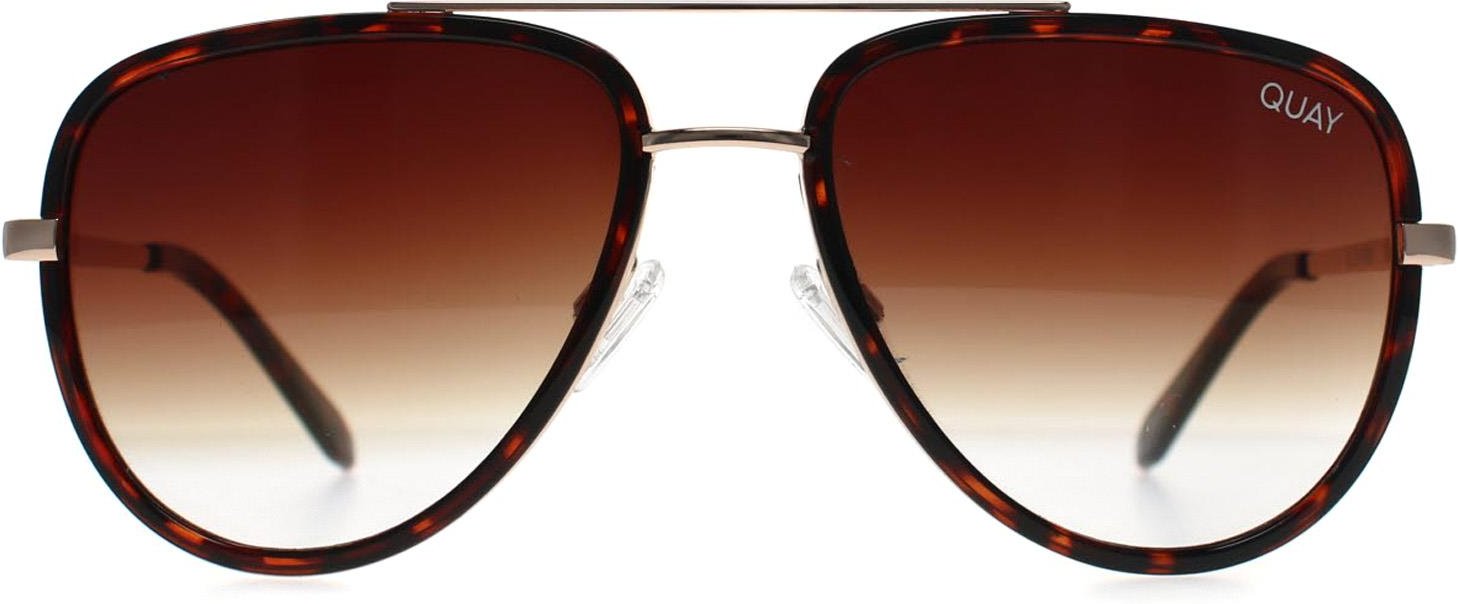 Quay All in Mini TORT schildpatt gold braun Farbverlauf Sonnenbrille