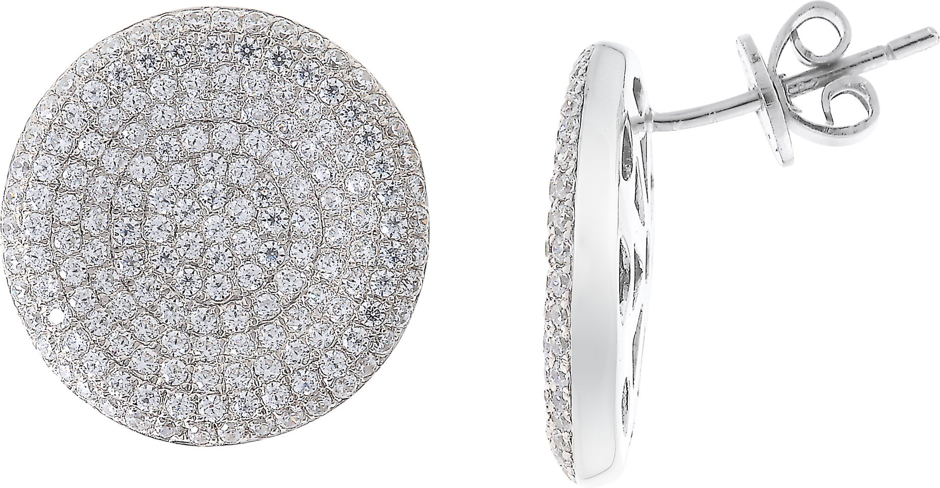 Orphelia Ohrstecker für Damen, 925 Sterlingsilber, Silber ZO-5794