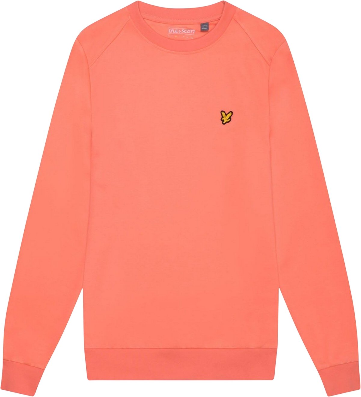 Lyle & Scott - Rundhalsausschnitt Sweatshirt für Herren Fleece (Koralle)