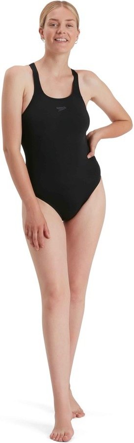 Speedo - "Medalist" Badeanzug für Damen (Schwarz)