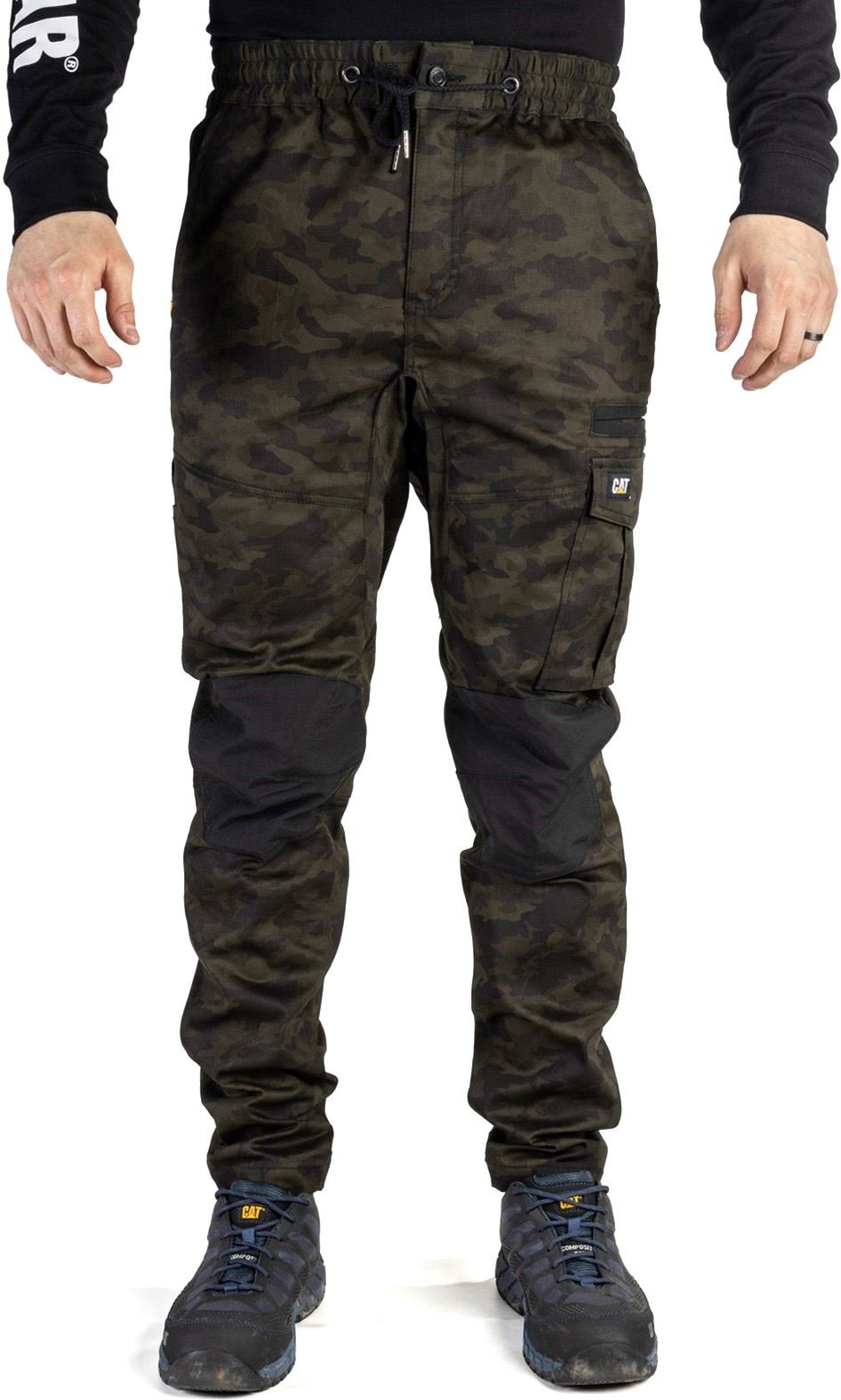 Caterpillar Dynamics Baumwoll Herren Outdoor Hose in Grün