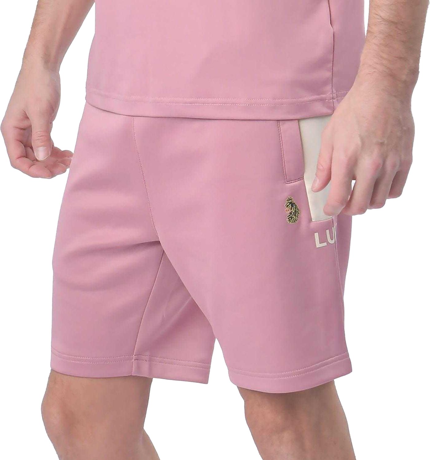 Luke 1977 - "Newcastle" Sweat-Shorts für Herren (Beige)