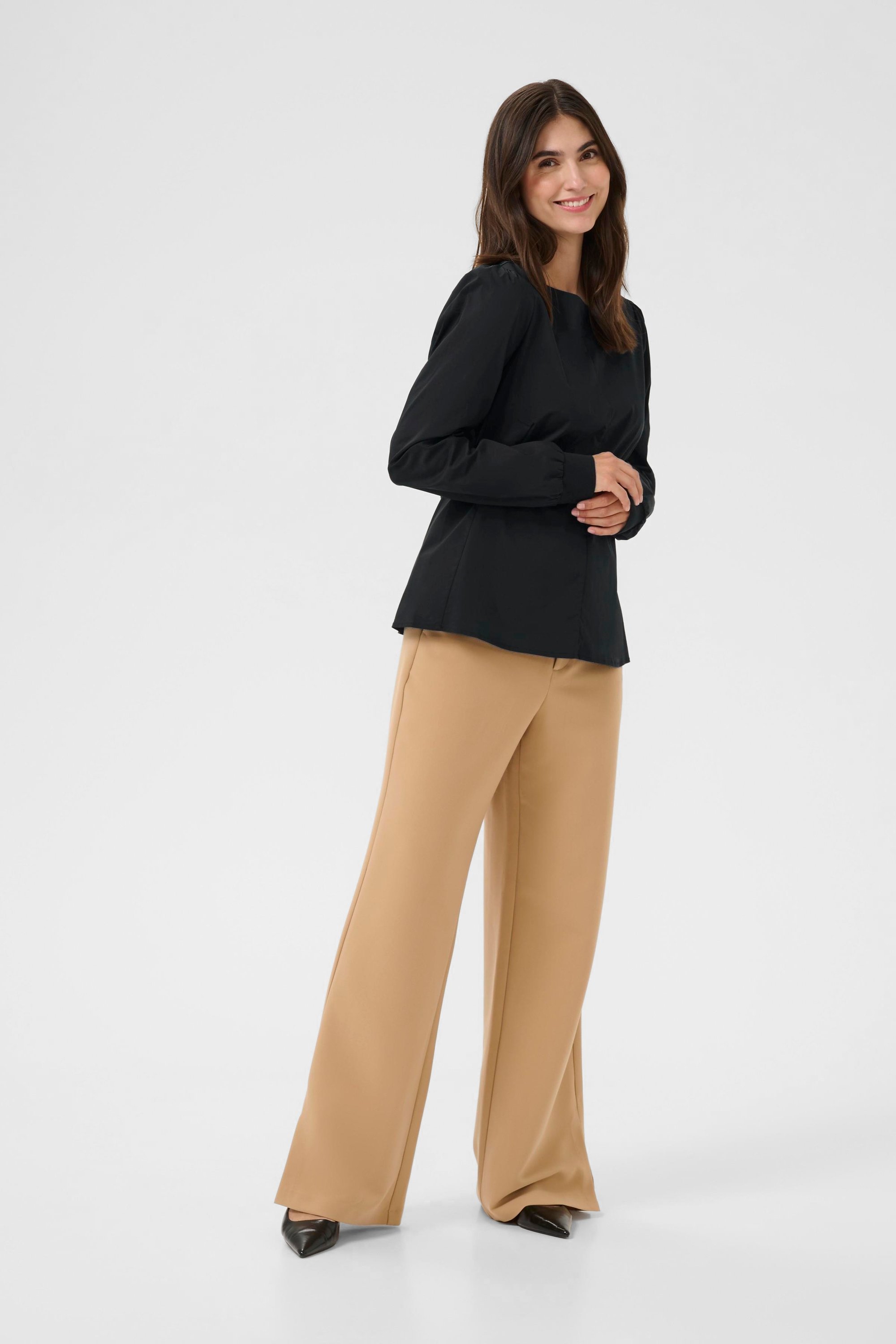 Thumbnail - Langarm-Bluse CUtoyam Casual fit black