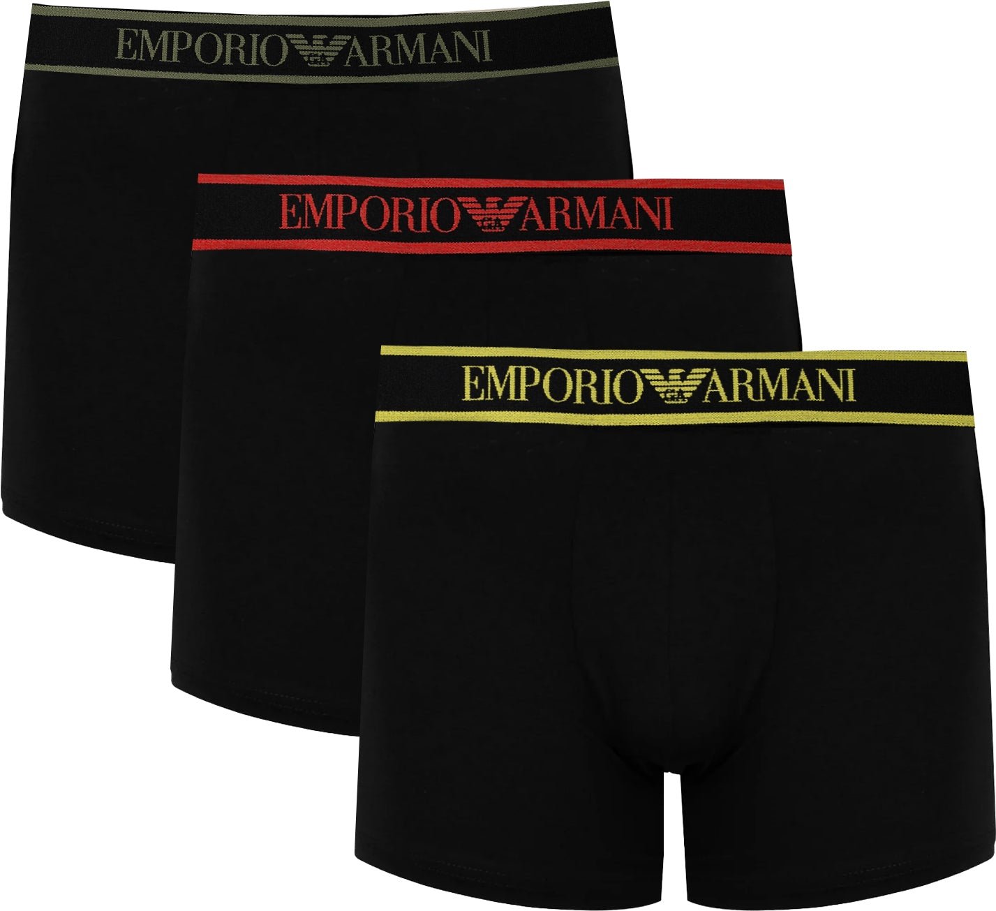Emporio Armani Boxershorts 3 Pack Herren schwarz