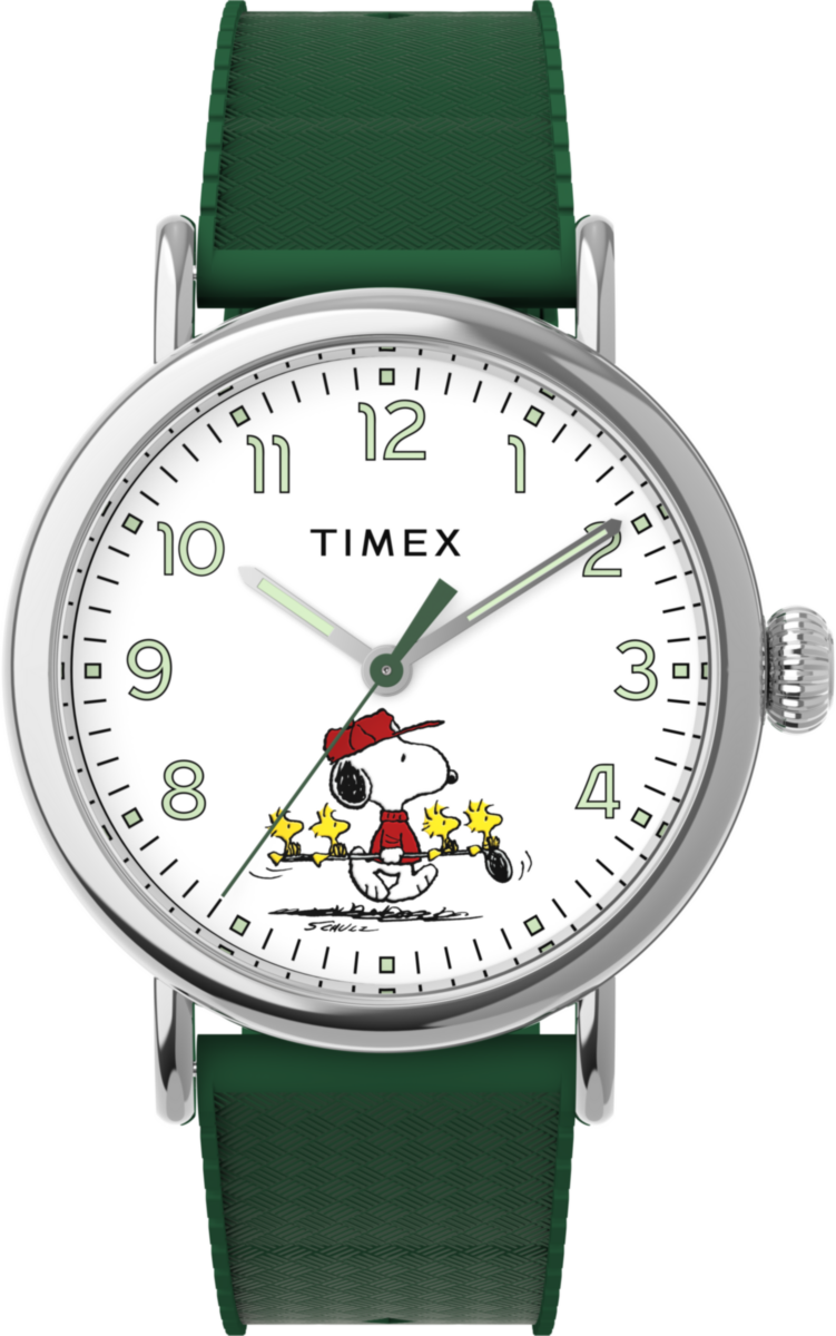 Timex Peanuts Waterbury Standard Grün Herren Armbanduhr TW2W78900