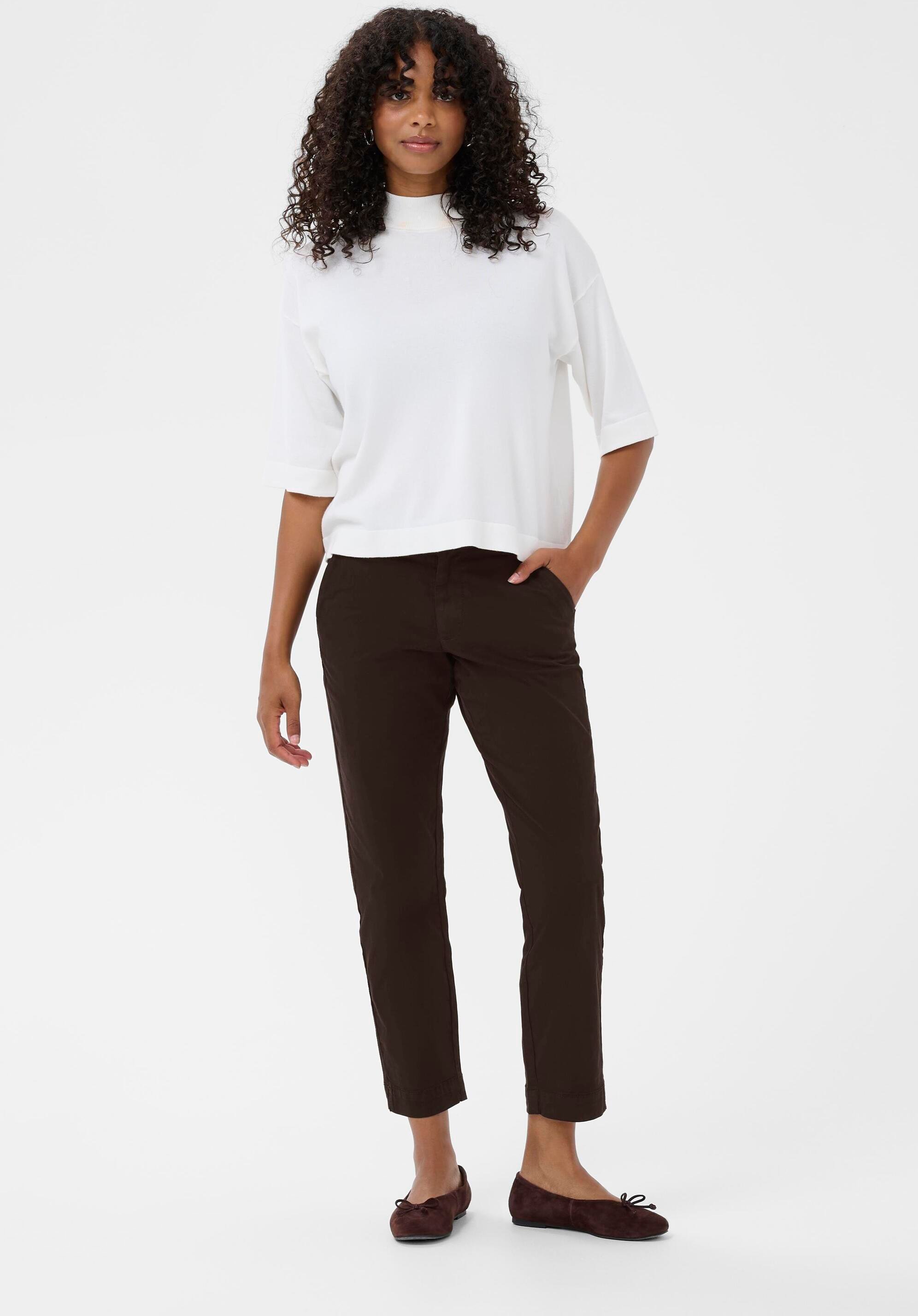 Hose KAmette Hose Regular fit brown