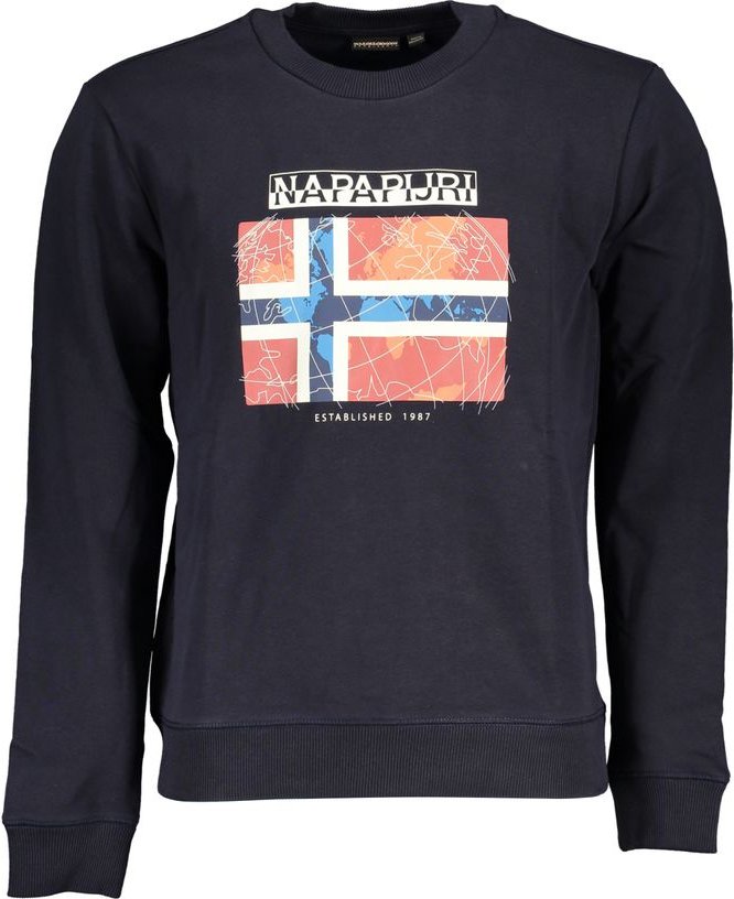 Norwegen Flagge Rundhals Sweatshirt