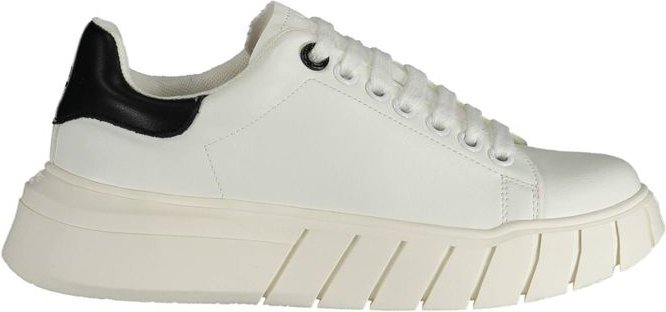 Gaelle Paris Weiße Polyurethan Damen Sneaker