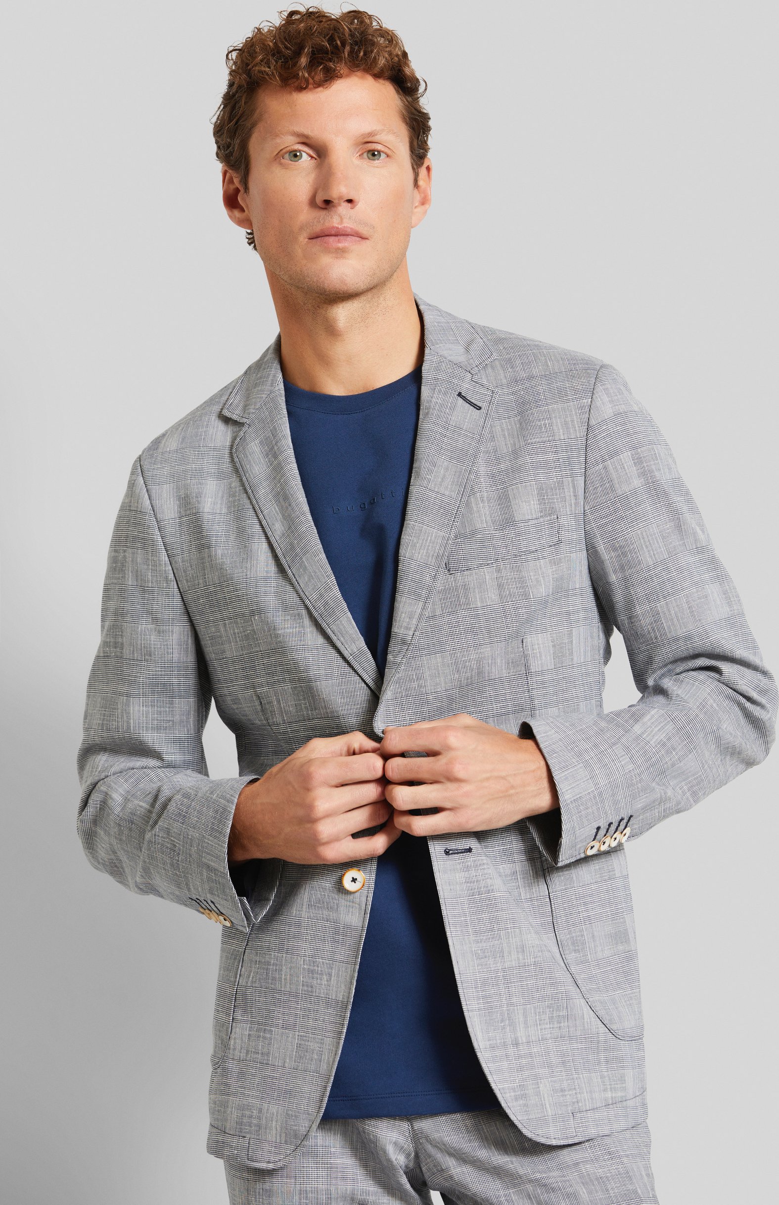 Thumbnail - Bugatti Herren Sakko mit besonderer Leichtigkeit