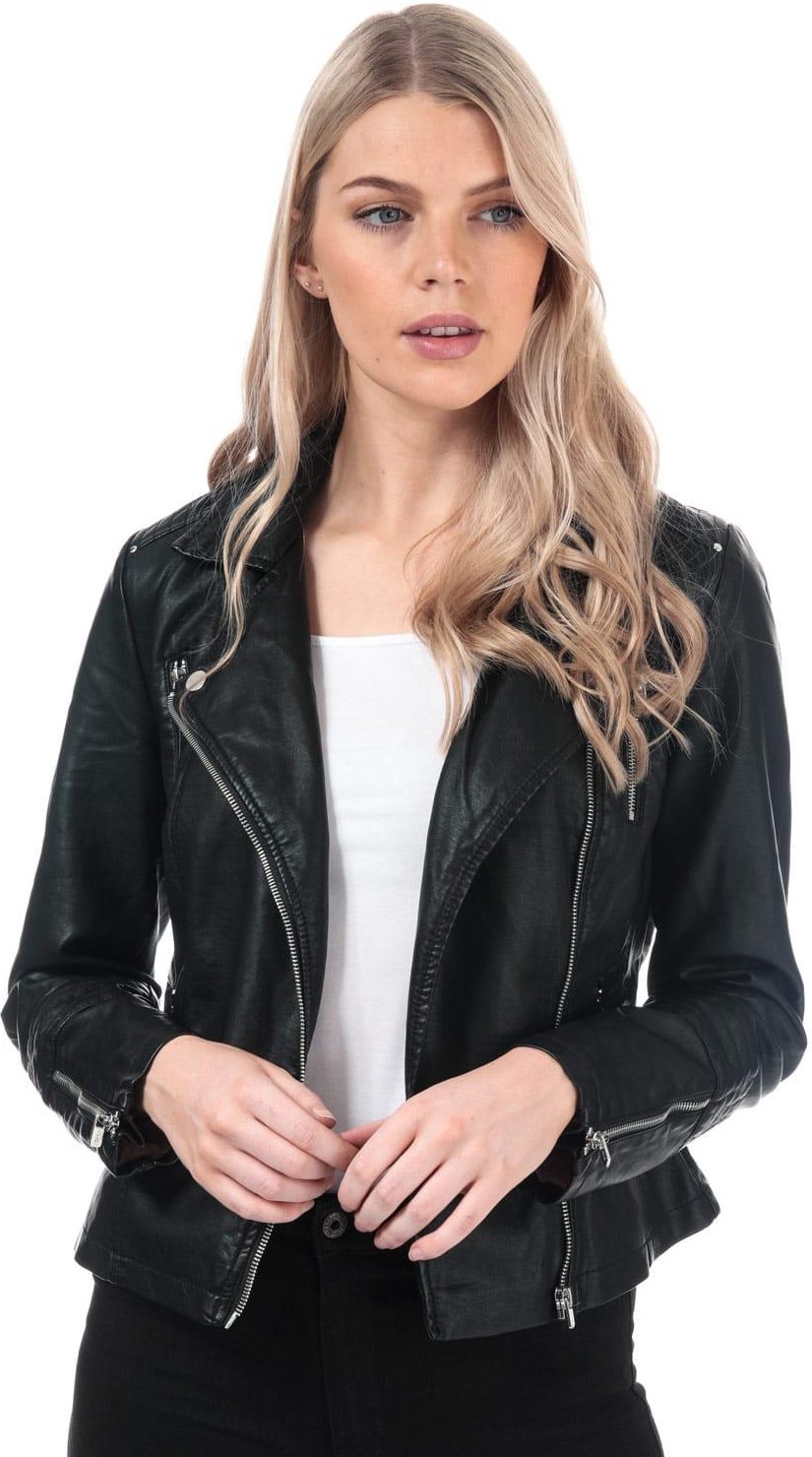 Only - "Gemma" Bikerjacke für Damen (Schwarz)