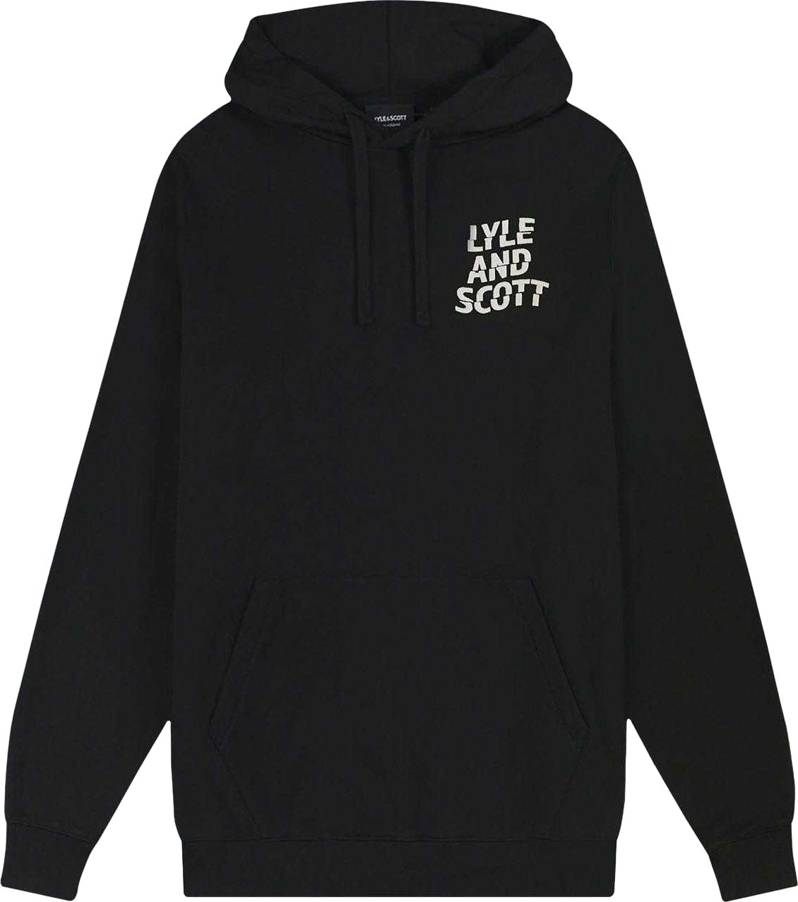 Thumbnail - Lyle & Scott - Logo Kapuzenpullover für Herren (Schwarz)