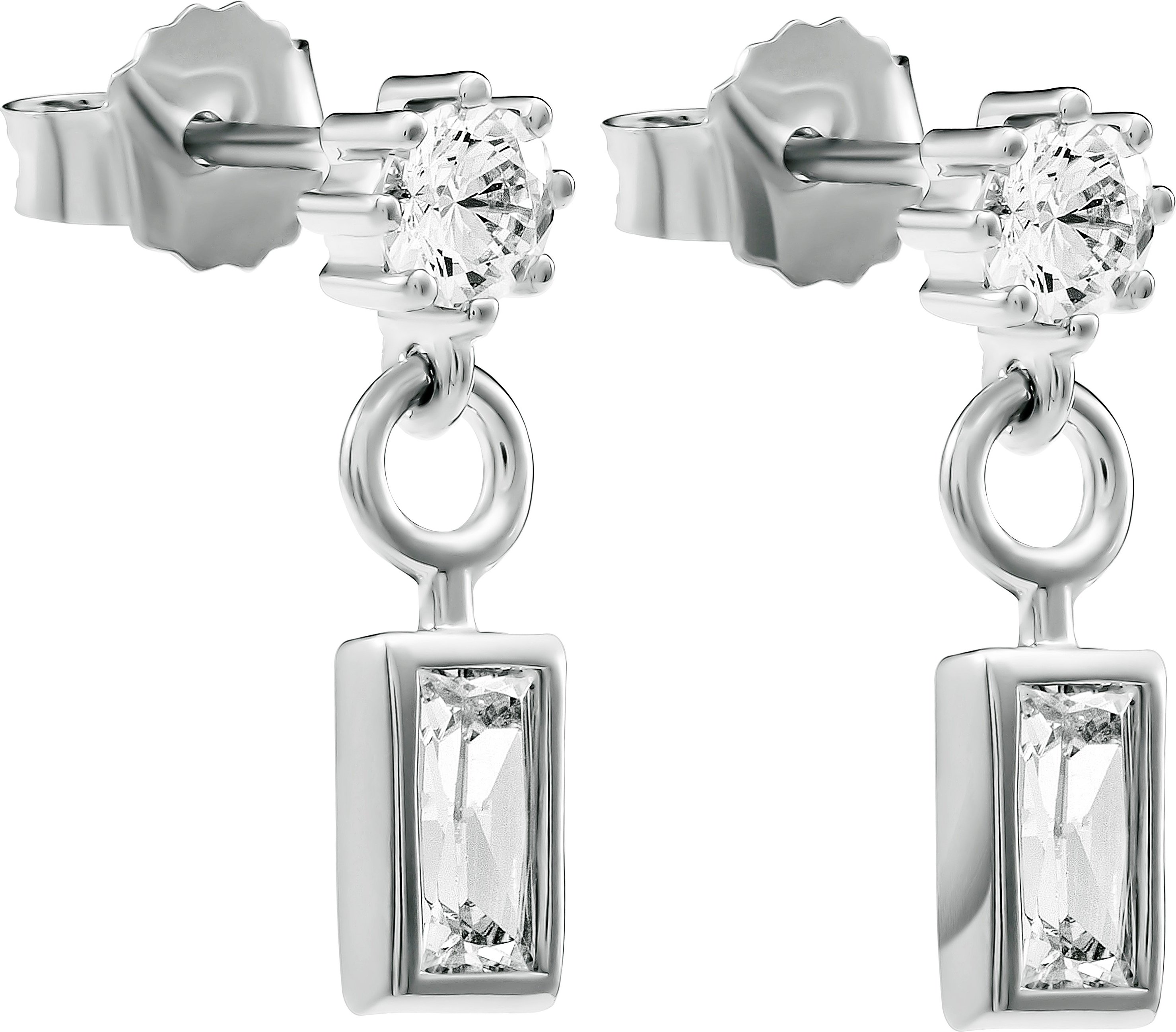 Orphelia 'Madelyn' Damen 925er Sterling Silber Tropfenohrringe - Silber ZO-7583