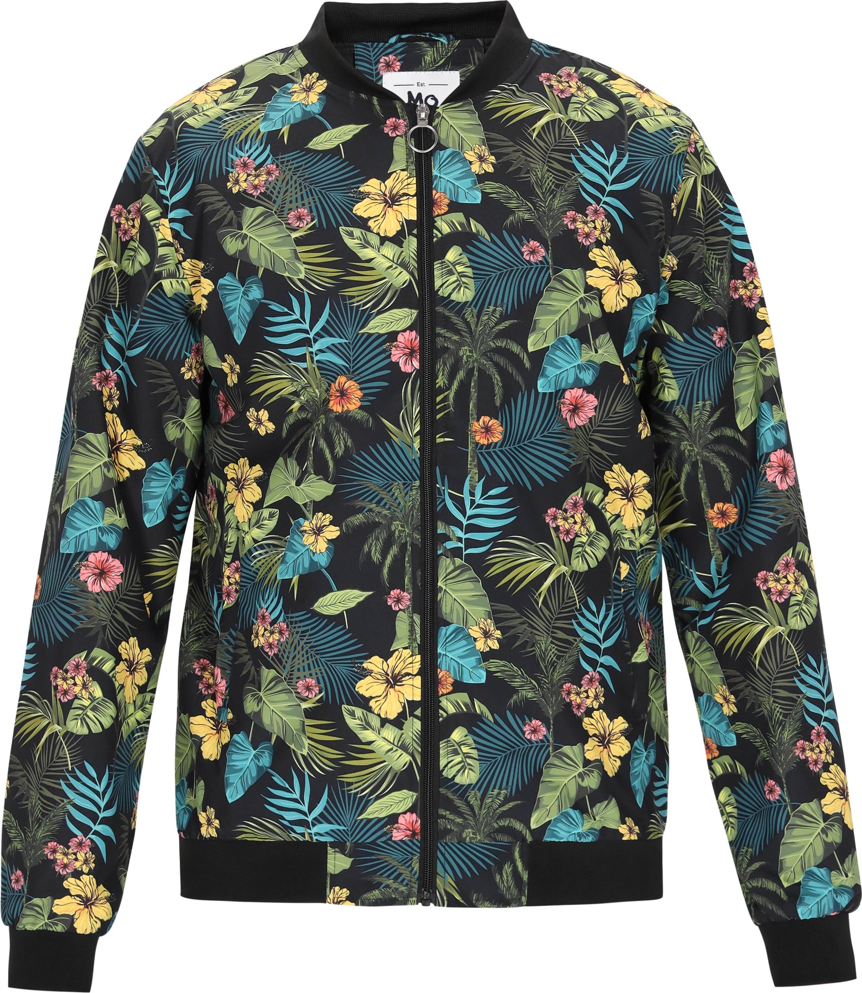 Mo Jacke Männer schwarz mehrfarbig