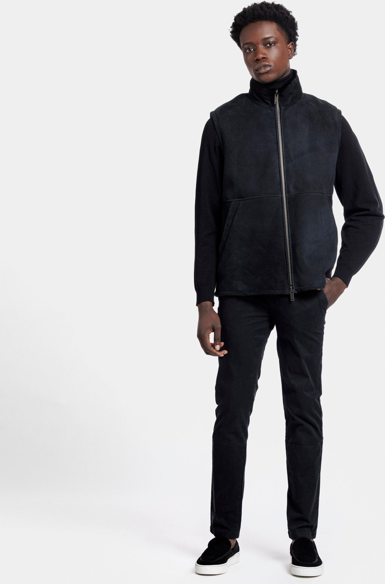 Alter Ego Jackson Schwarzes Gilet