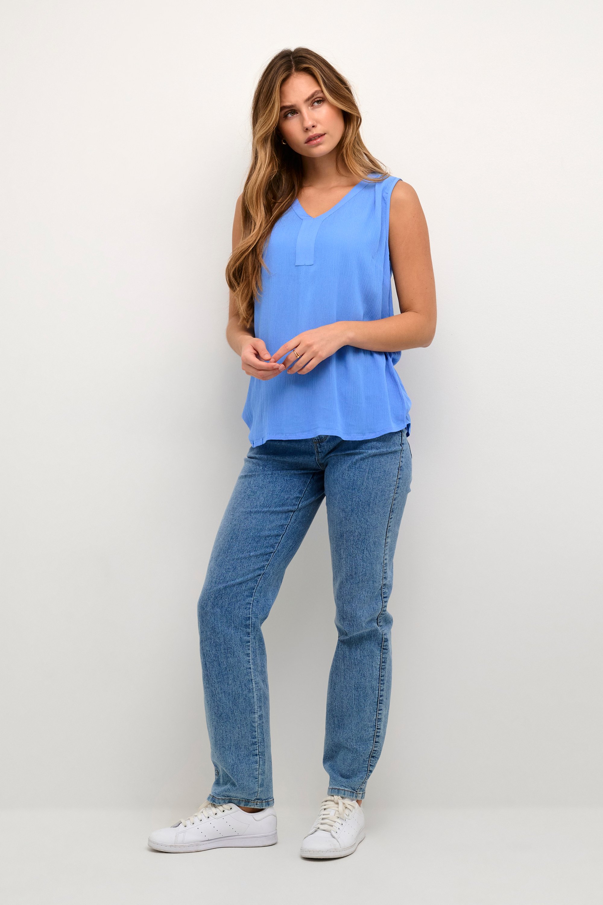 Top Regular fit French Blue