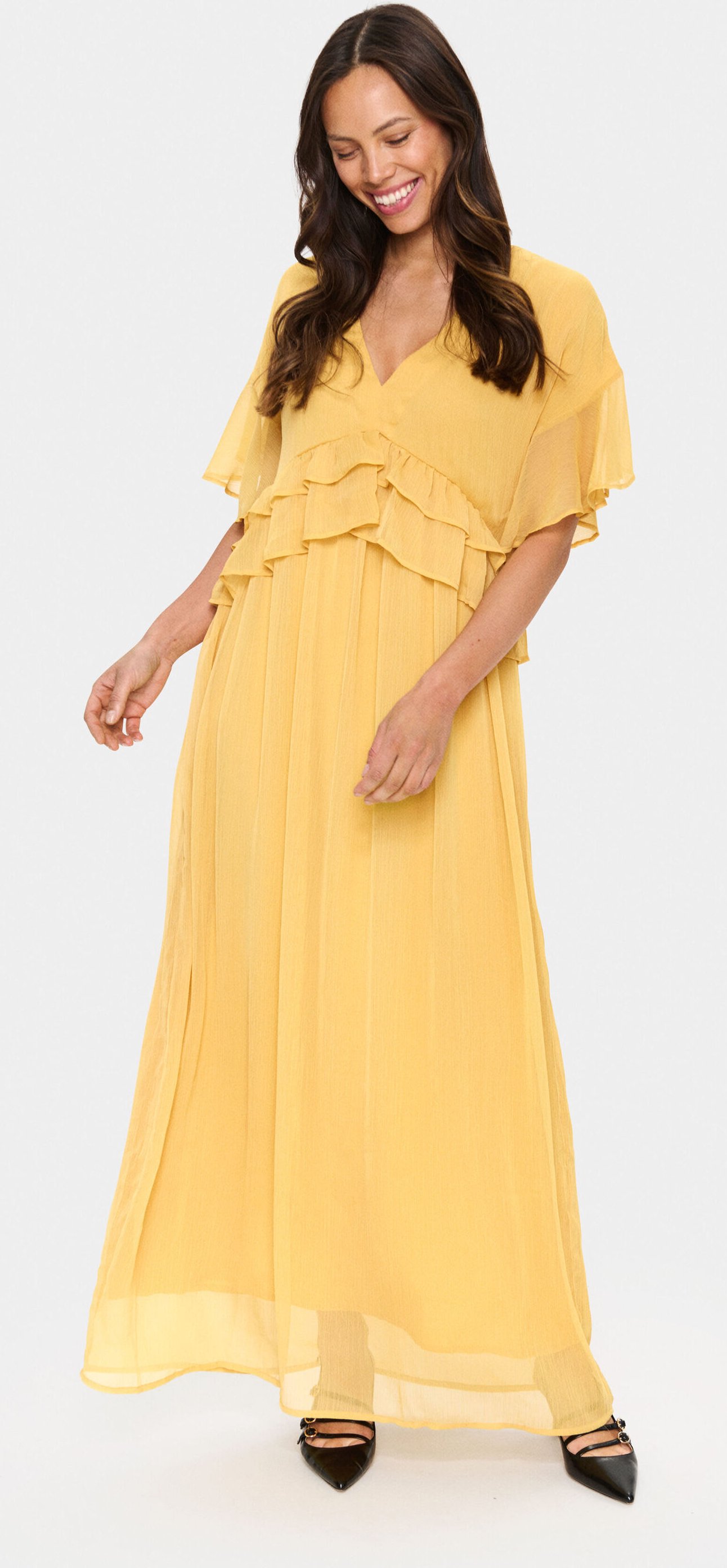Kleid LindzySZ Lockere Passform yellow