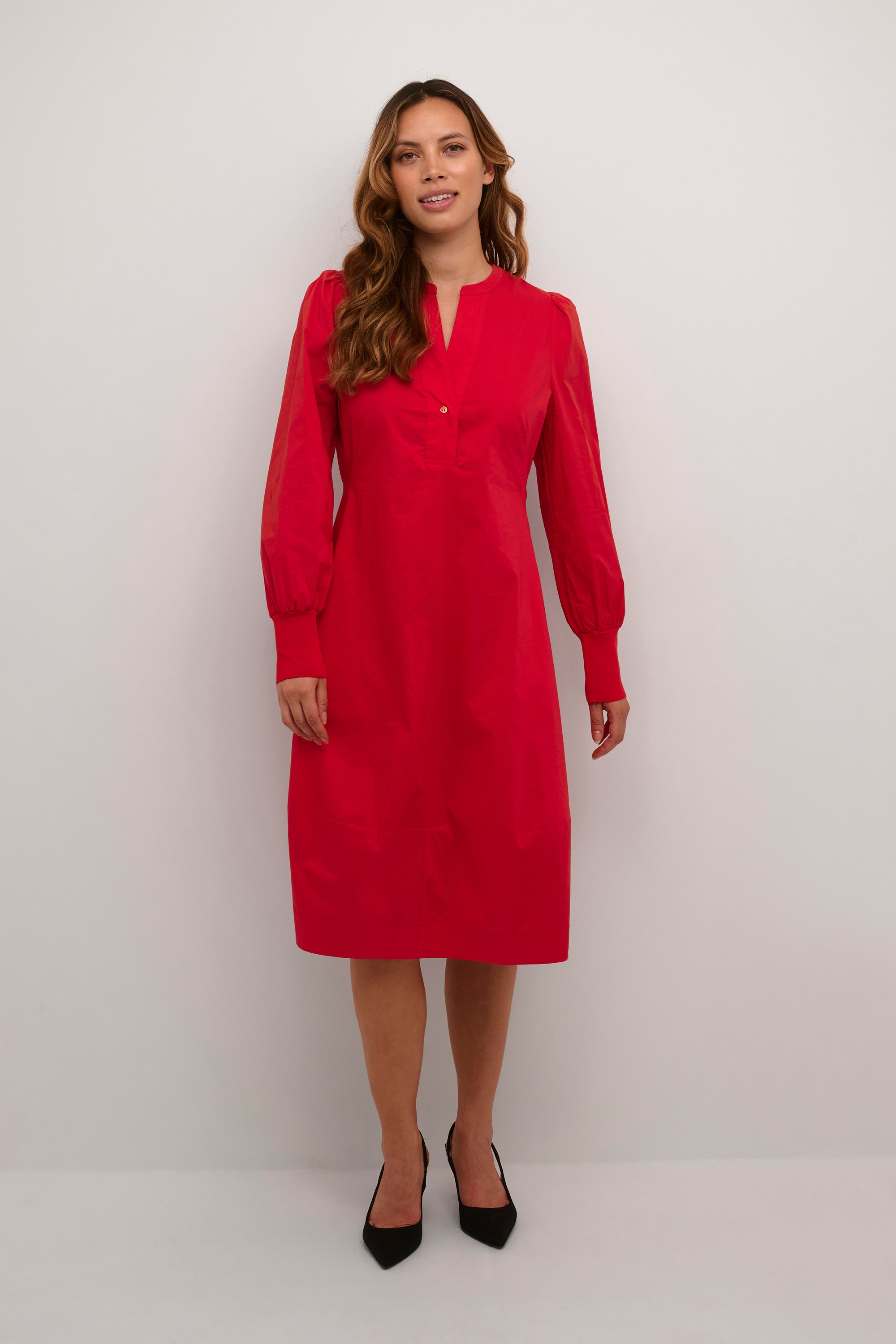 Kleid Feminine Fiery Red