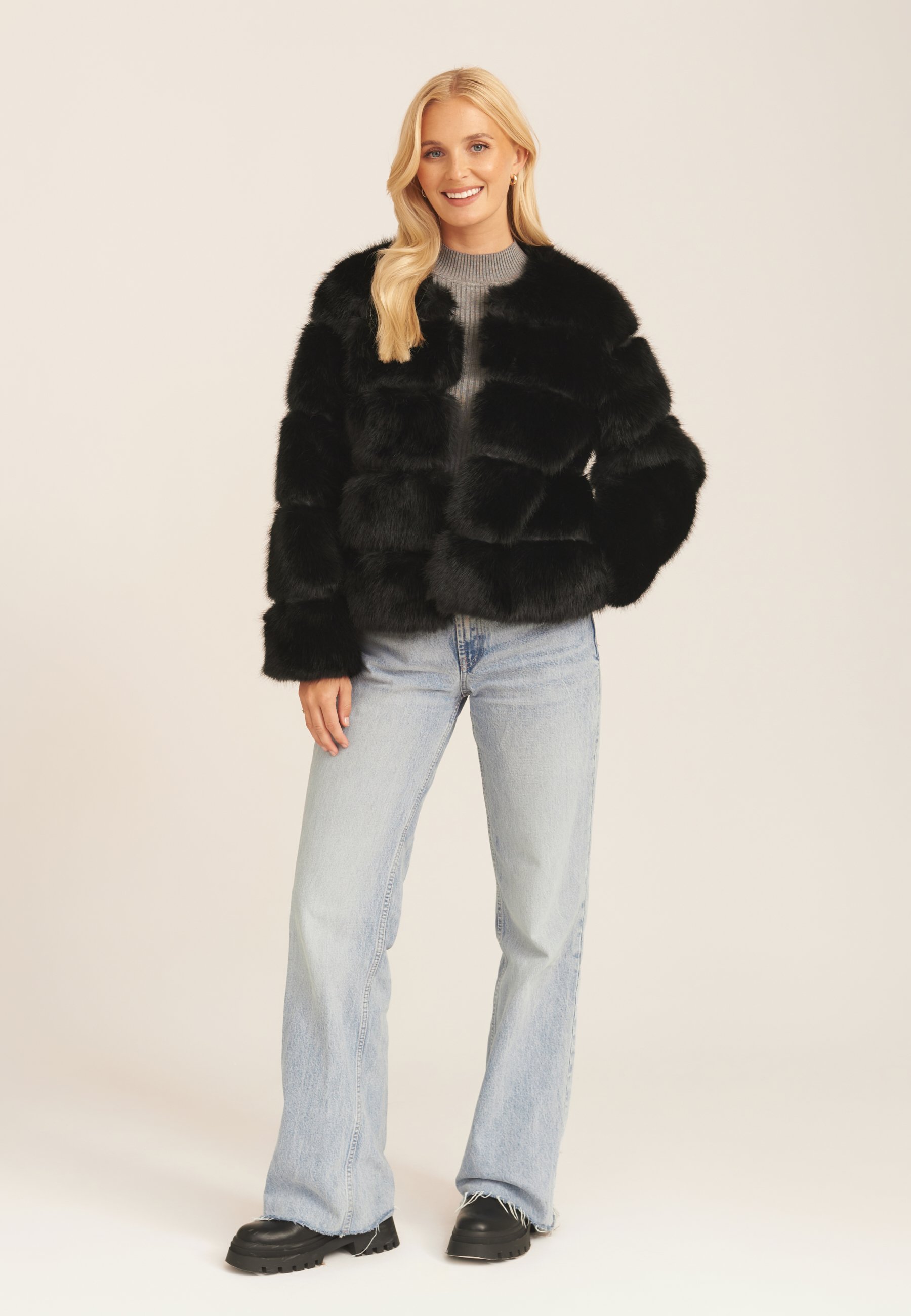 Soft Touch Pelzjacke