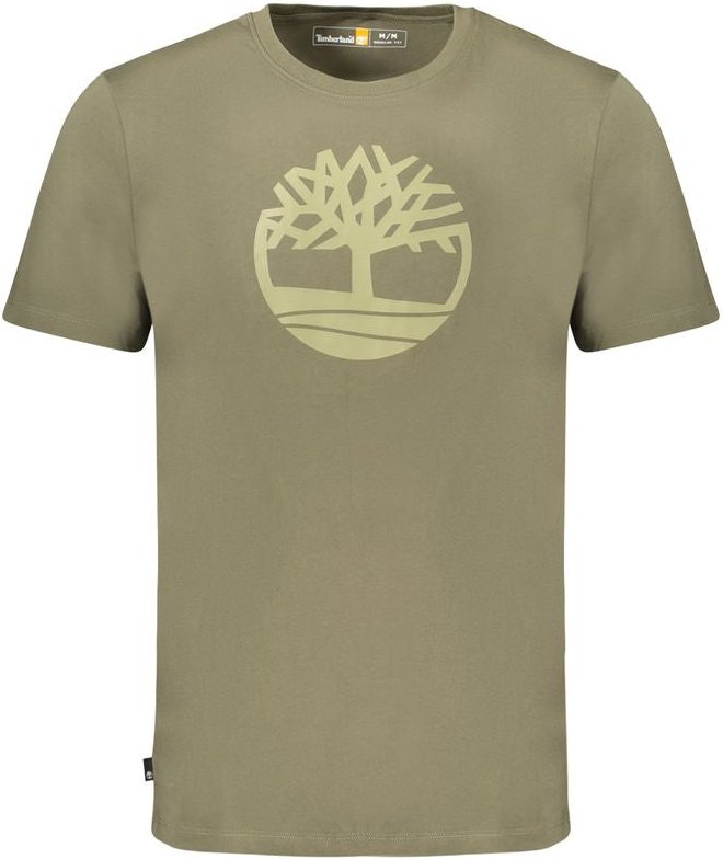 Timberland Verde Baumwoll Herren T-Shirt