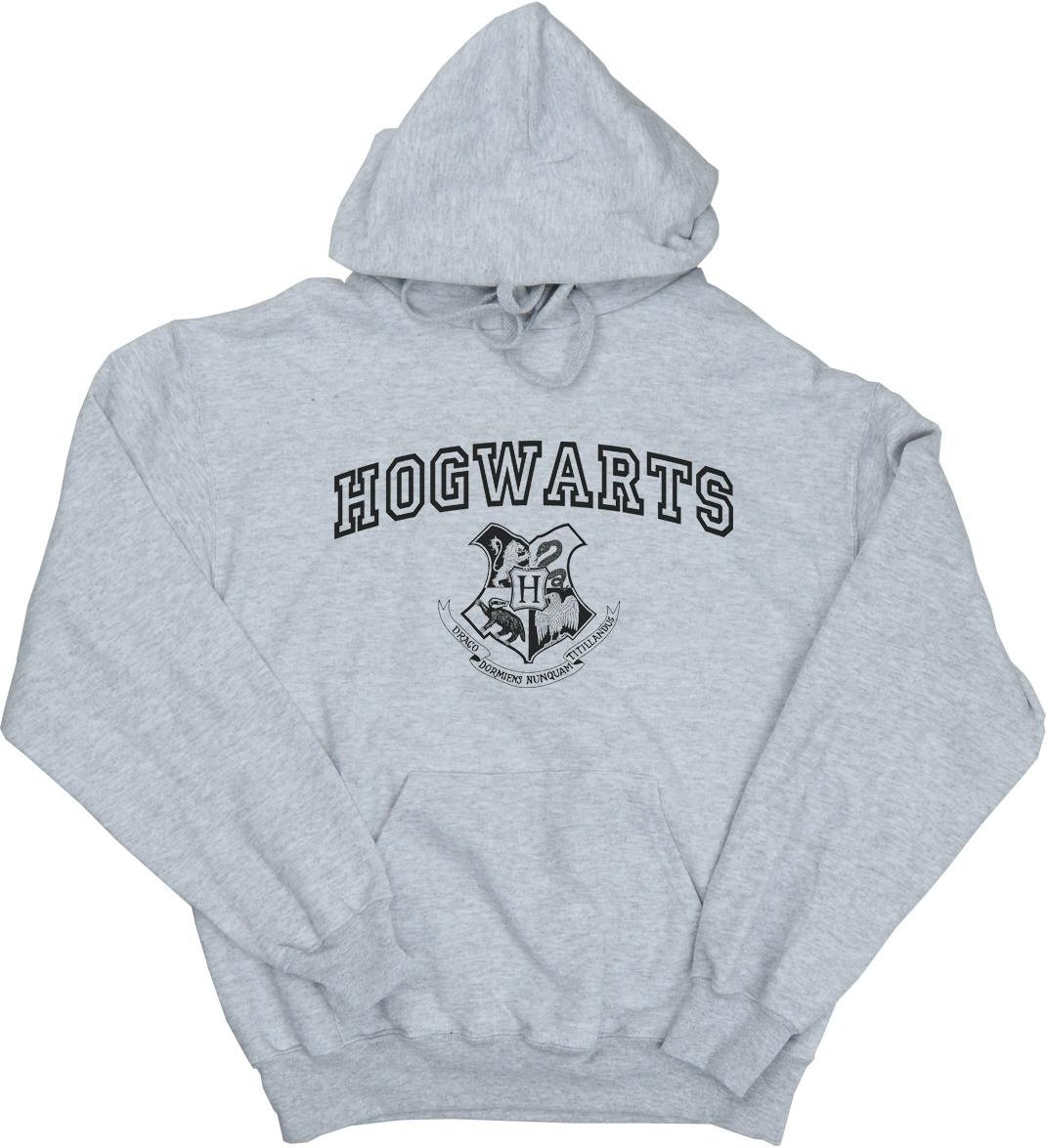 Harry Potter - "Hogwarts" Kapuzenpullover für Herren (Grau)