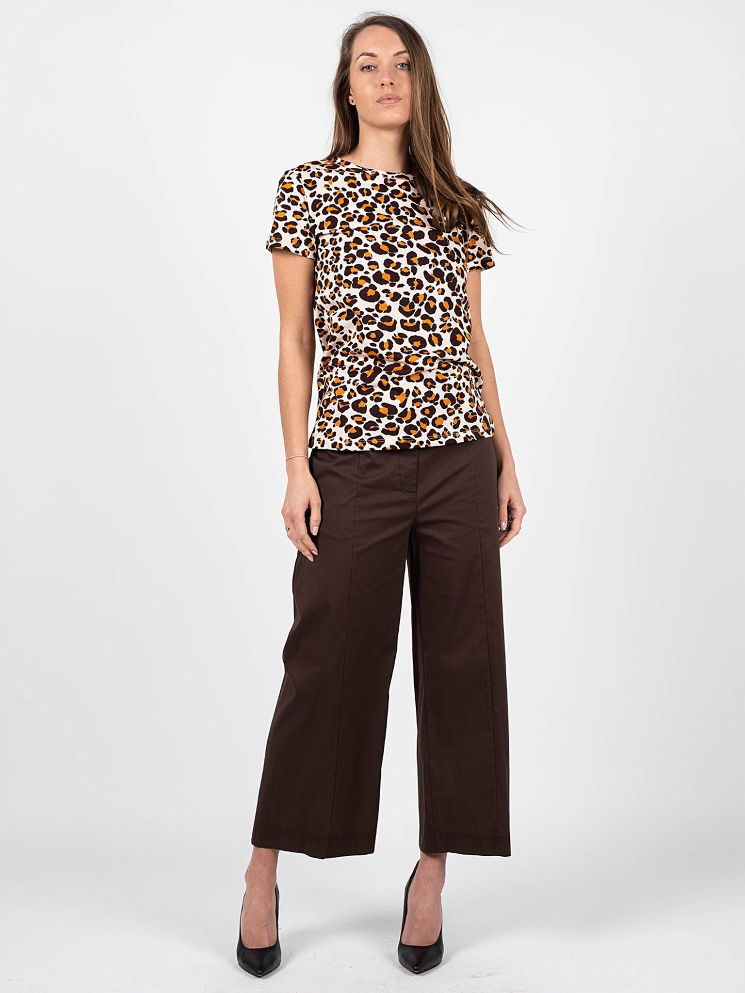 Patrizia Pepe T-Shirt Damen Braun